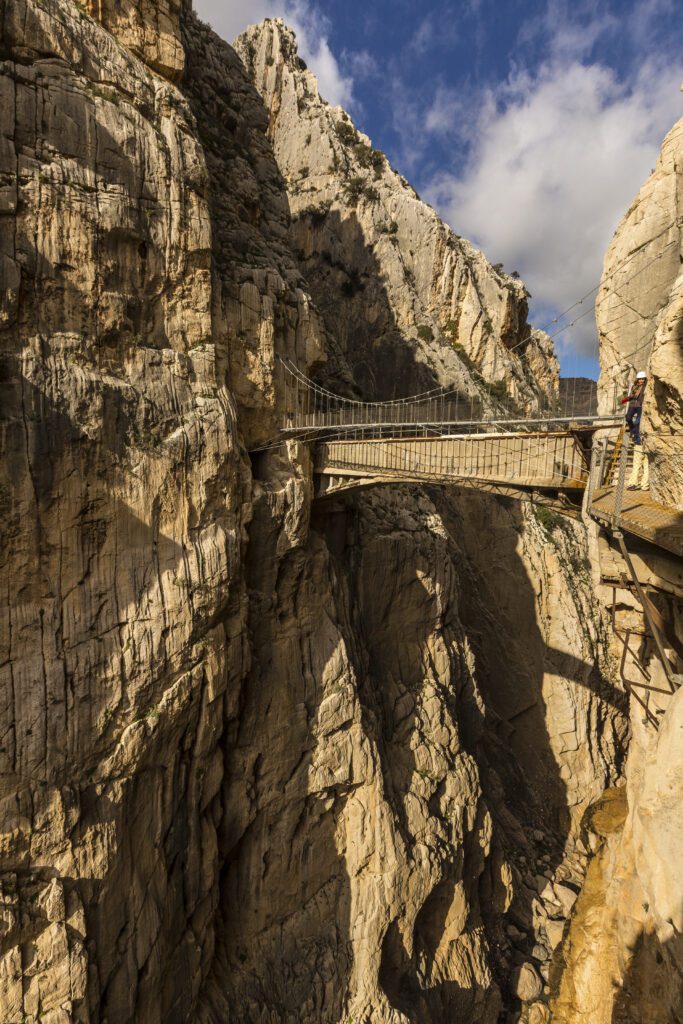 Air view of Caminito del Rey