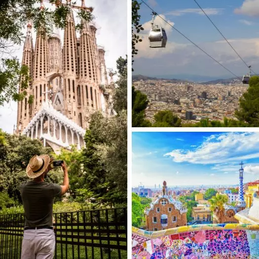 Tour por Barcelona con Sagrada Familia, Park Güell y Teleférico