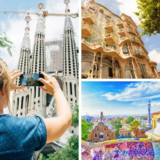 Barcelona Gaudí : Sagrada Familia + Park Güell + La Pedrera & Casa Batlló