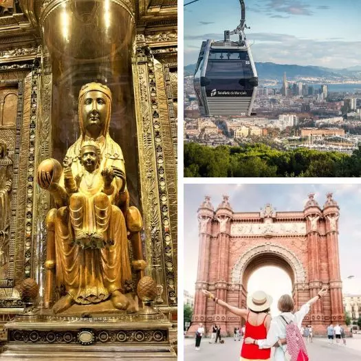 Barcelona Highlights + Tour to Montserrat & Montjuïc Cable Car