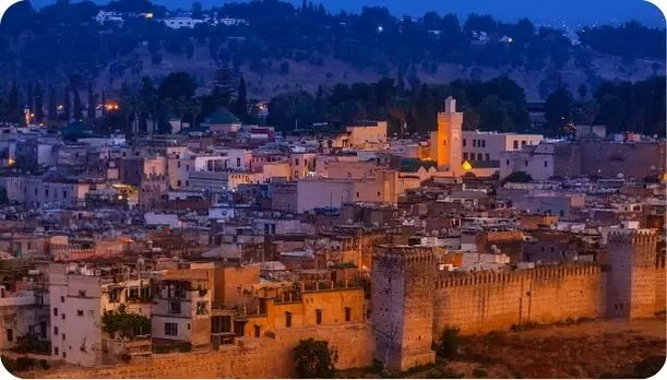 Vista aérea de Fez