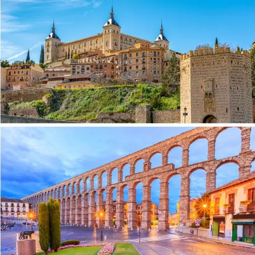 Day trip to Toledo and Segovia from Madrid